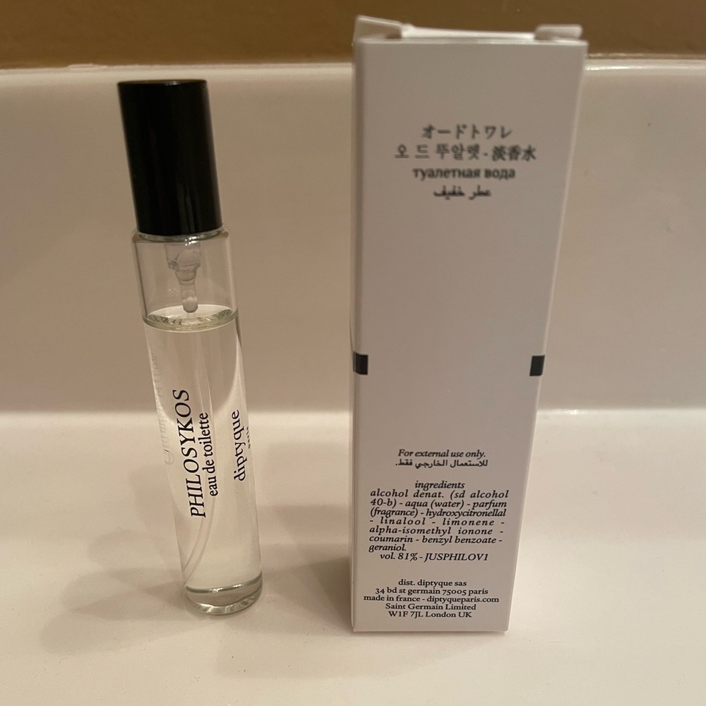Diptyque Philosykos 10 ml travel sized glass bottle - Picture 2 of 4
